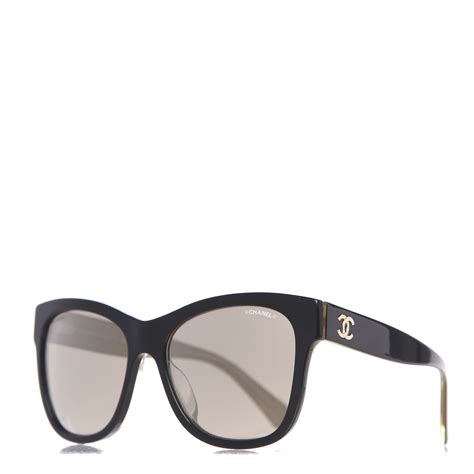 chanel 5380 black sunglasses